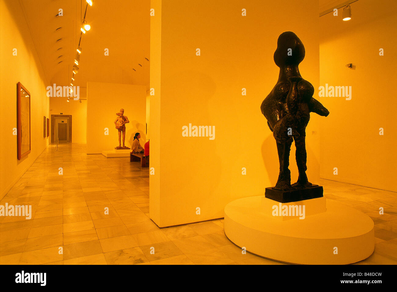 Spagna - Madrid - Regina Sofia Art Center - Museo di Arte Moderna sala di esposizione permanente Foto Stock