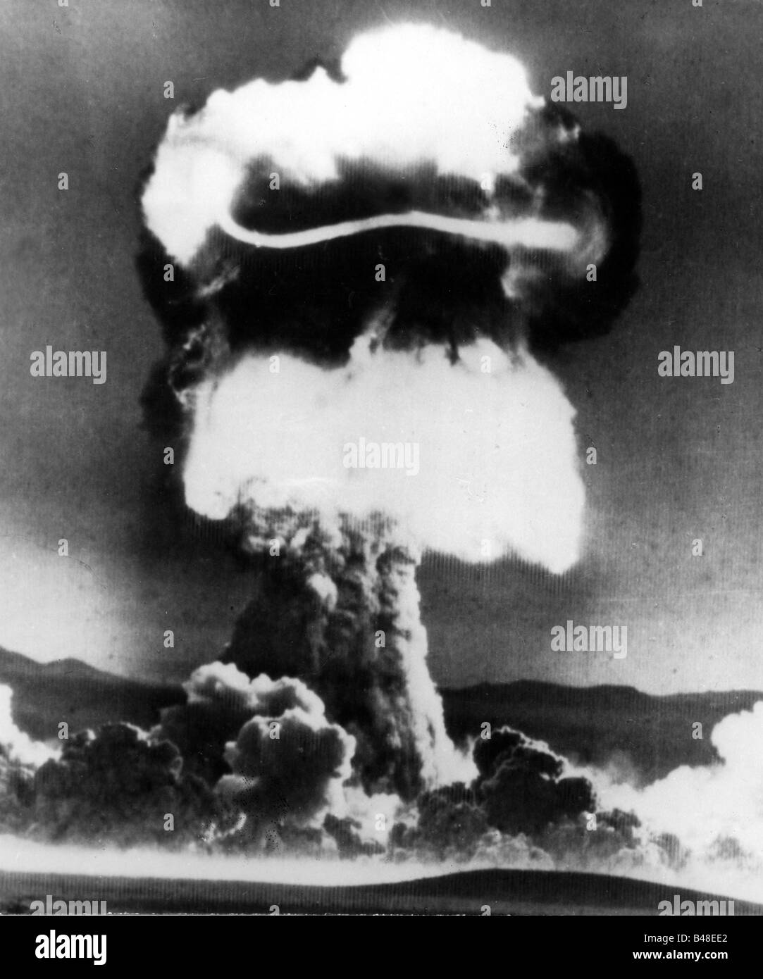 Militare, USA, arma nucleare, test 'Priscilla' di una bomba Mk-15/39, Area 5, Nevada Test Site, 24.6.1957, Foto Stock