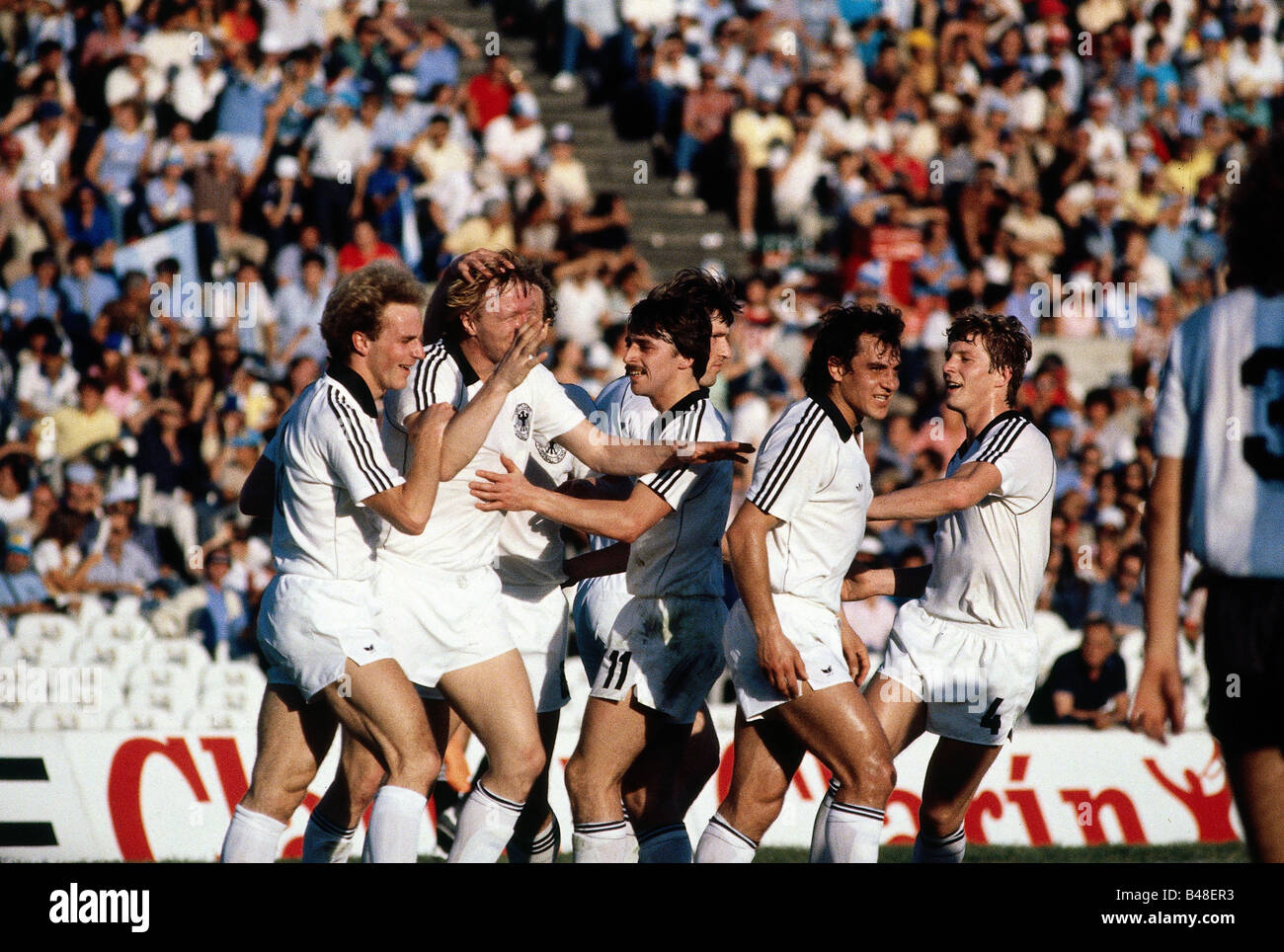 Sport / Sport, calcio, calcio, Coppa del mondo, Coppa del mondo d'Oro/Mini, Argentina contro Germania (2:1) a Montevideo, Uruguay, 1-1-1981, Foto Stock