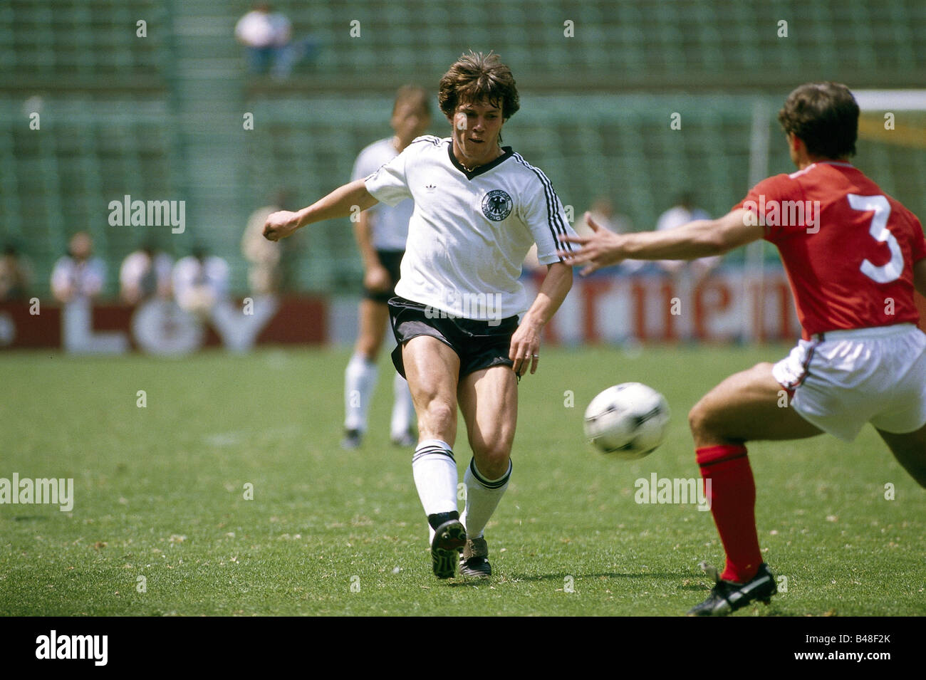 Sport / Sport, calcio, calcio, gioco amichevole, Germania contro Inghilterra (0:3) in Città del Messico, Messico, 12.6.1985, Foto Stock