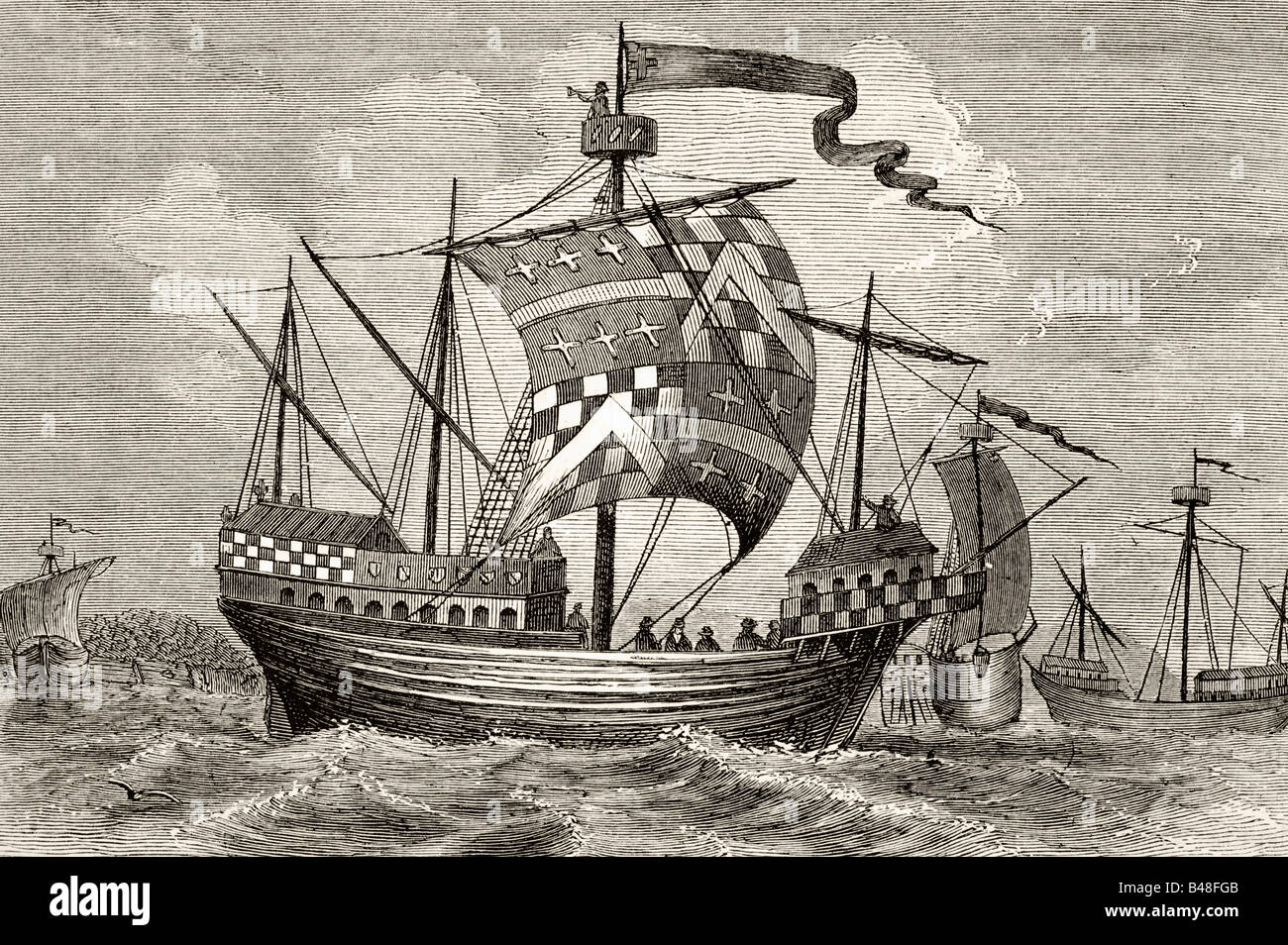 Sailing ship 15th century immagini e fotografie stock ad alta risoluzione -  Alamy