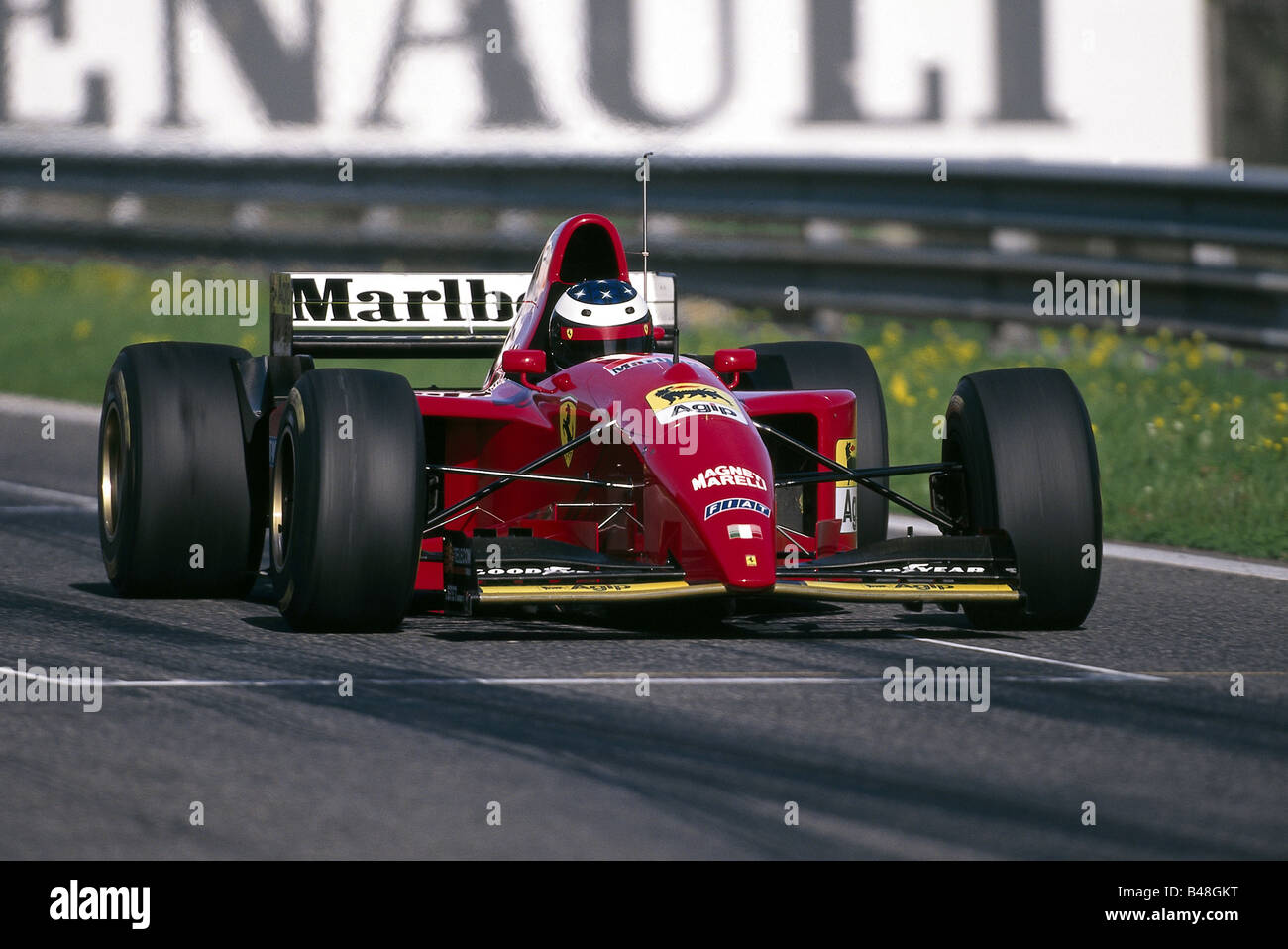 Schumacher, Michael, * 3.1.1969, atleta tedesco (automobilista), test run, Estoril, Portogallo, 21. - 23.11.1995, Foto Stock