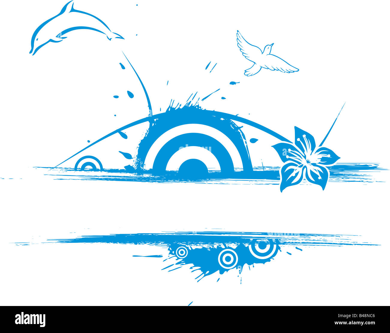 La natura di grunge Foto Stock