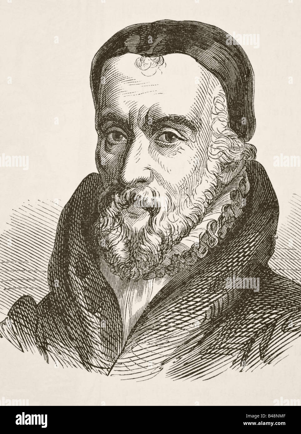 William Tyndale, 1494 - 1536. Traduttore della Bibbia e riformatore religioso. Foto Stock