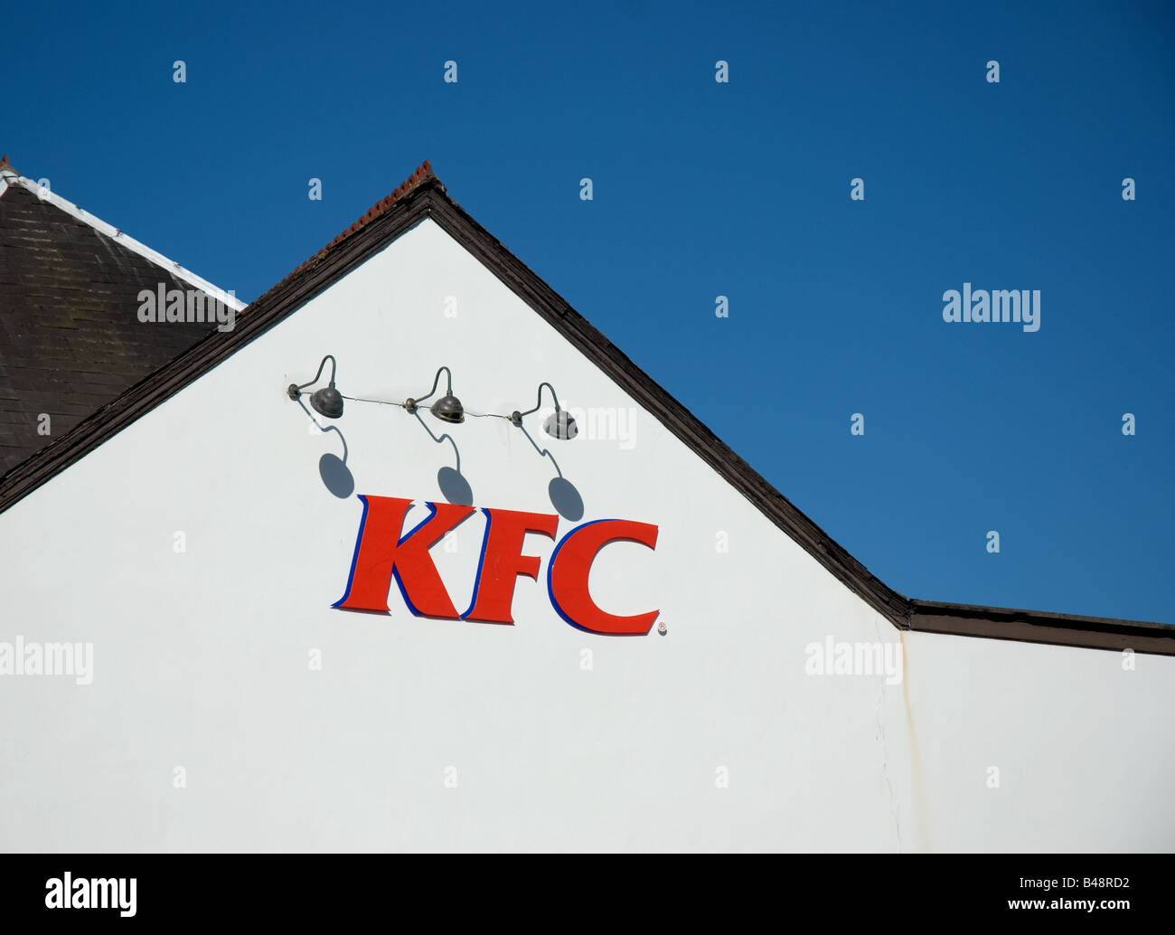 KFC Kentucky Fried Chicken segno Foto Stock