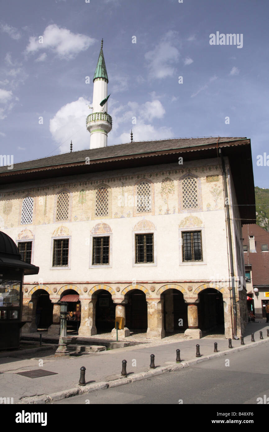 La Moschea dipinta in Travnik, Bosnia Erzegovina Foto Stock