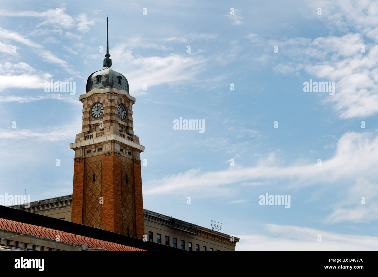 Lato ovest del mercato città Ohio Cleveland OHIO USA Foto Stock