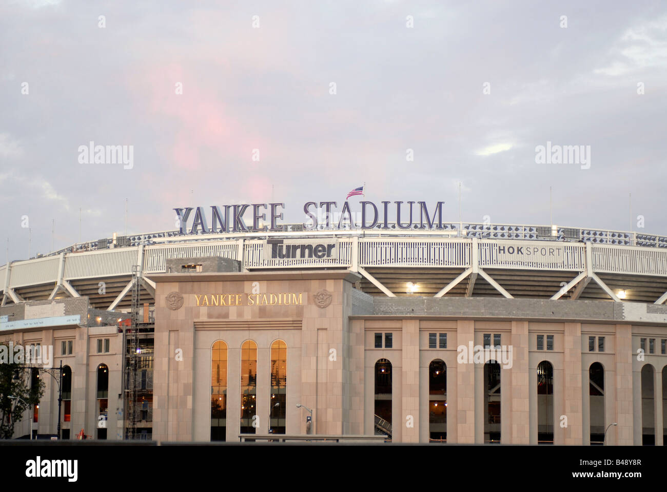 La nuova incompiuta Yankee Stadium di New York borough del Bronx Richard B Levine Foto Stock