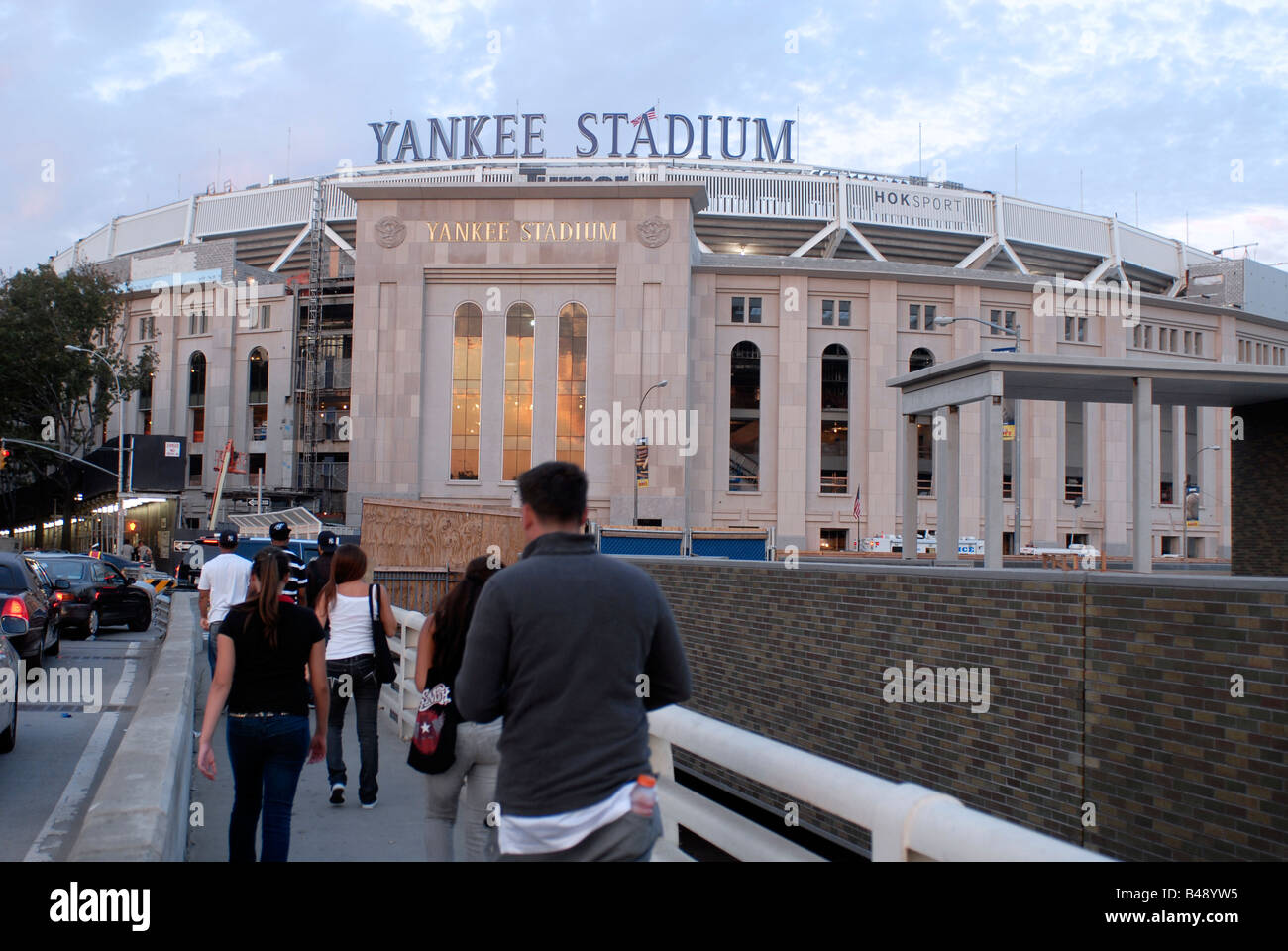 La nuova incompiuta Yankee Stadium di New York borough del Bronx Richard B Levine Foto Stock