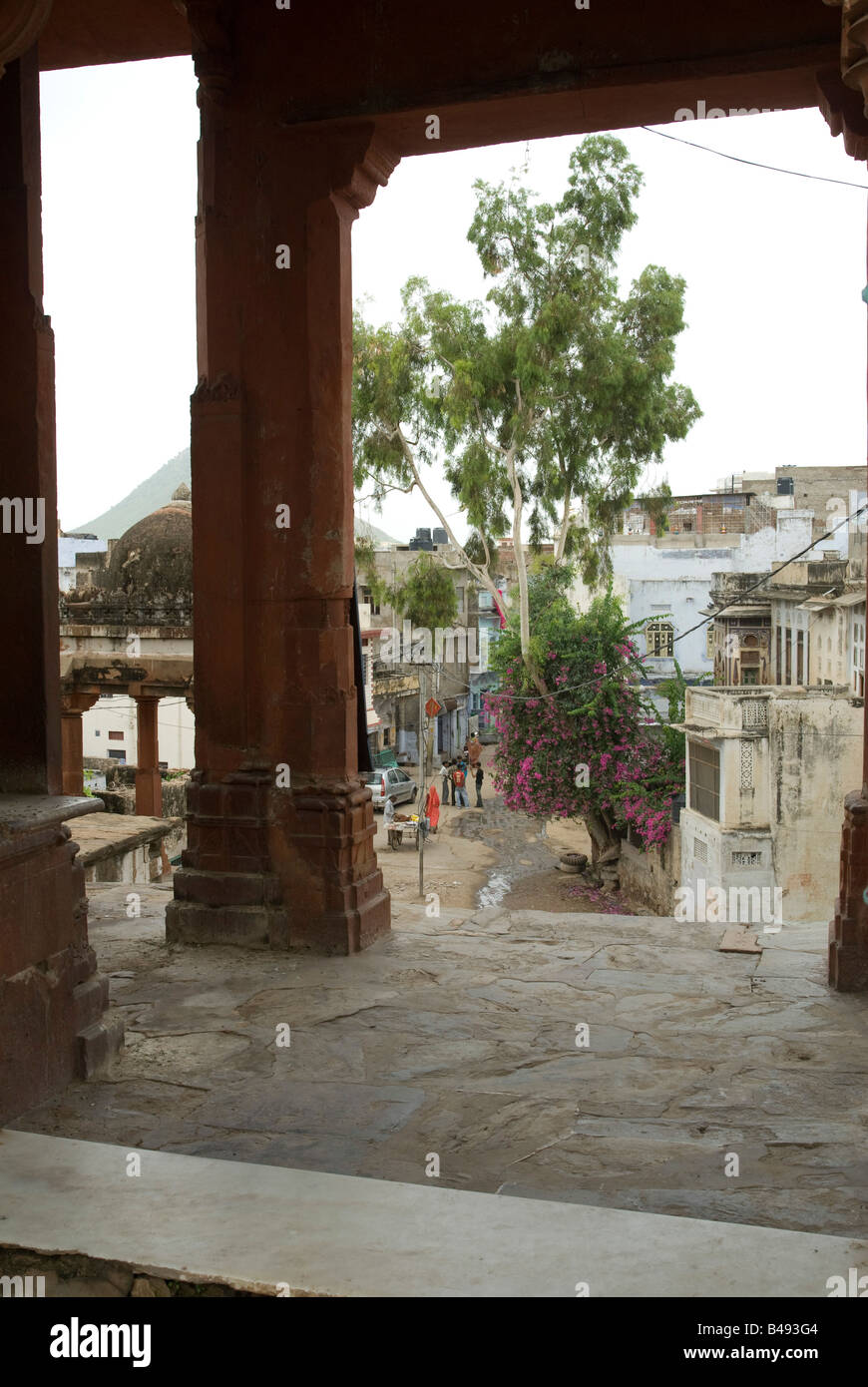India Rajasthan Pushkar Rangji tempio indù Foto Stock