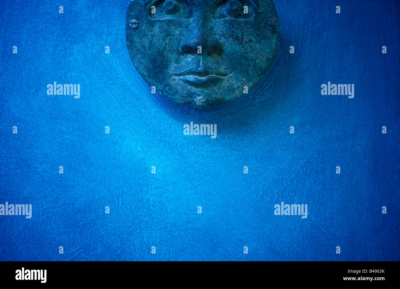 Carribean maschera blu Foto Stock