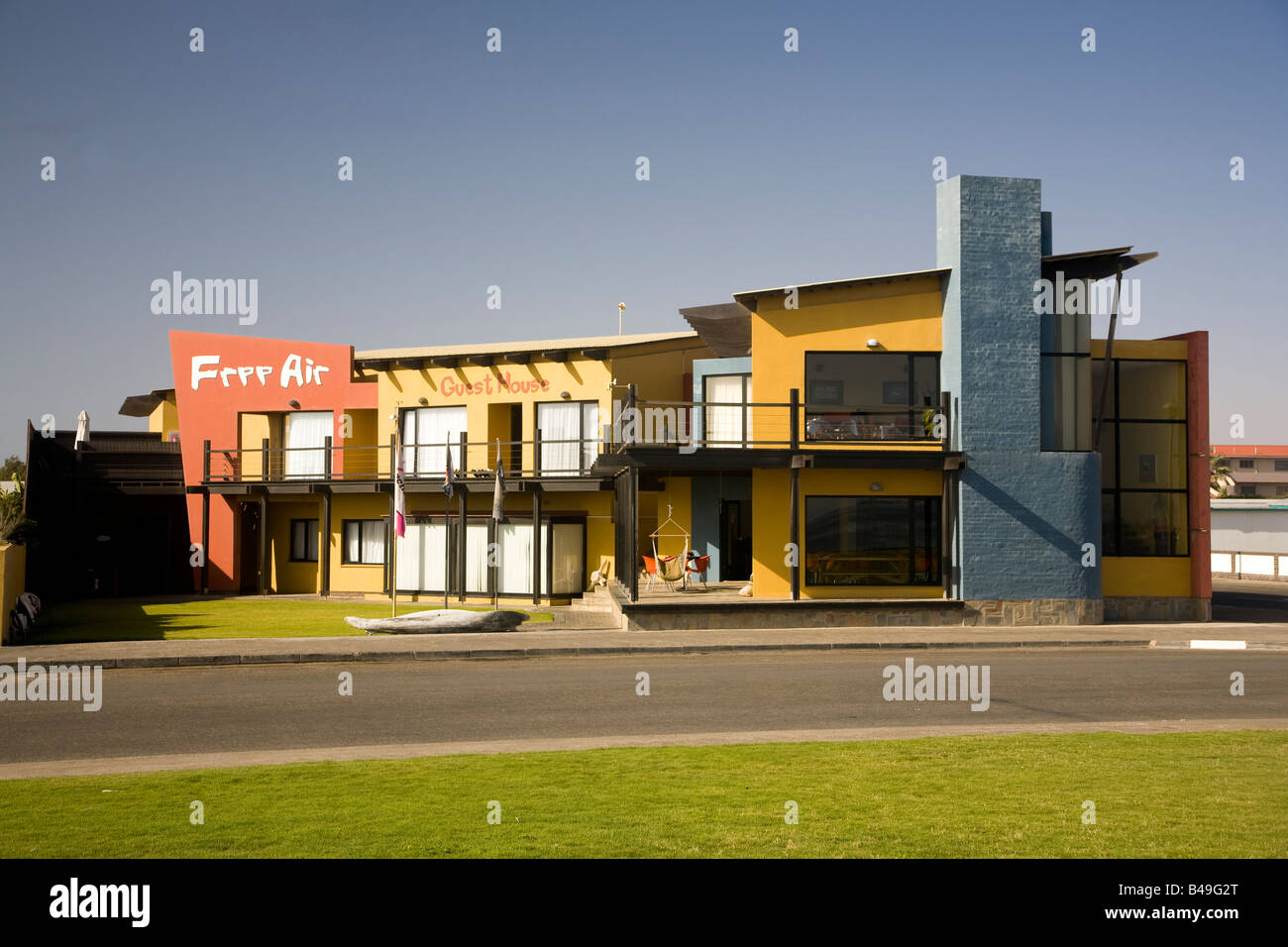 Edificio moderno Walvis Bay Namibia Foto Stock