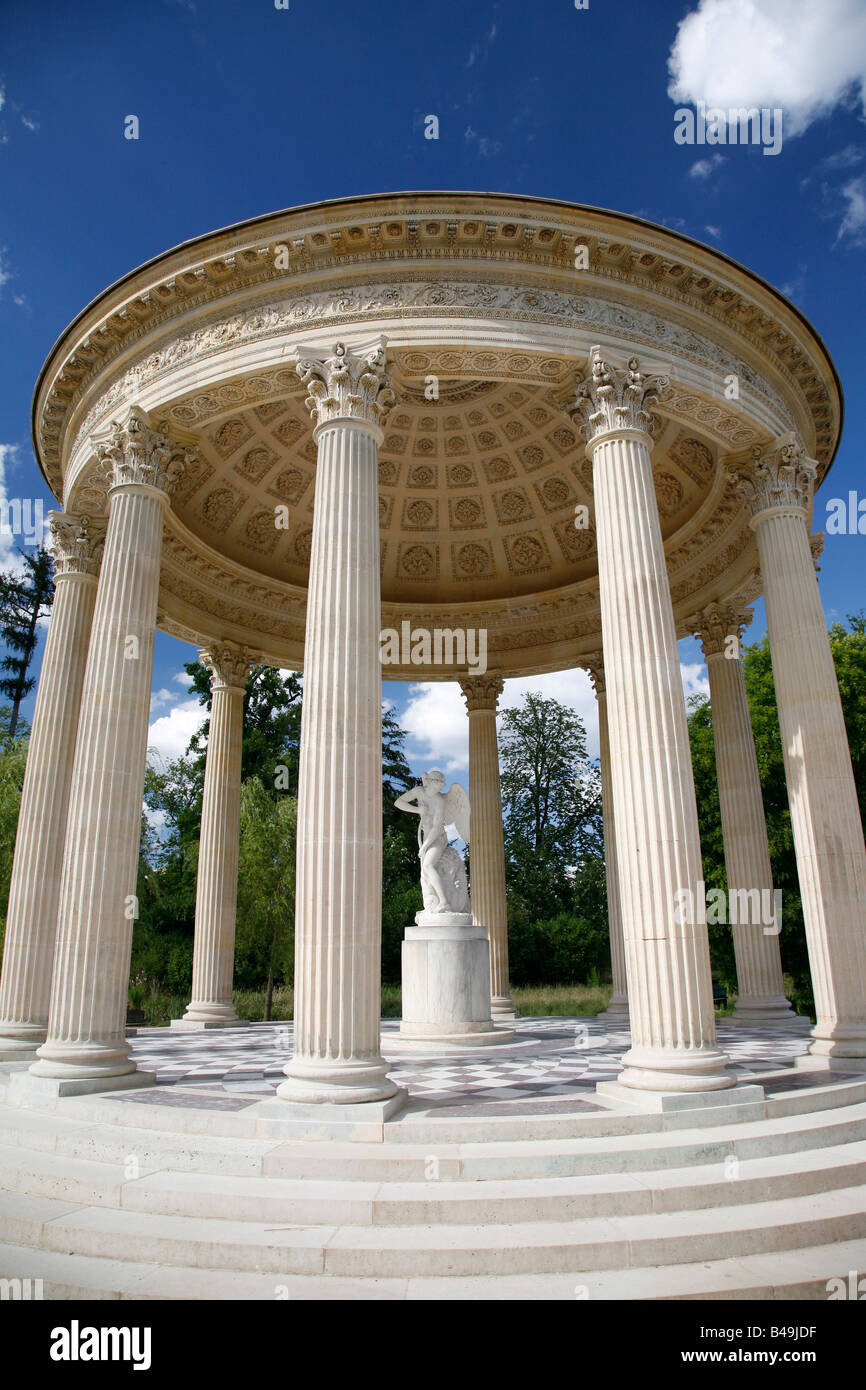 Il Tempio di amore Gazebo su Queen's Domain Foto Stock