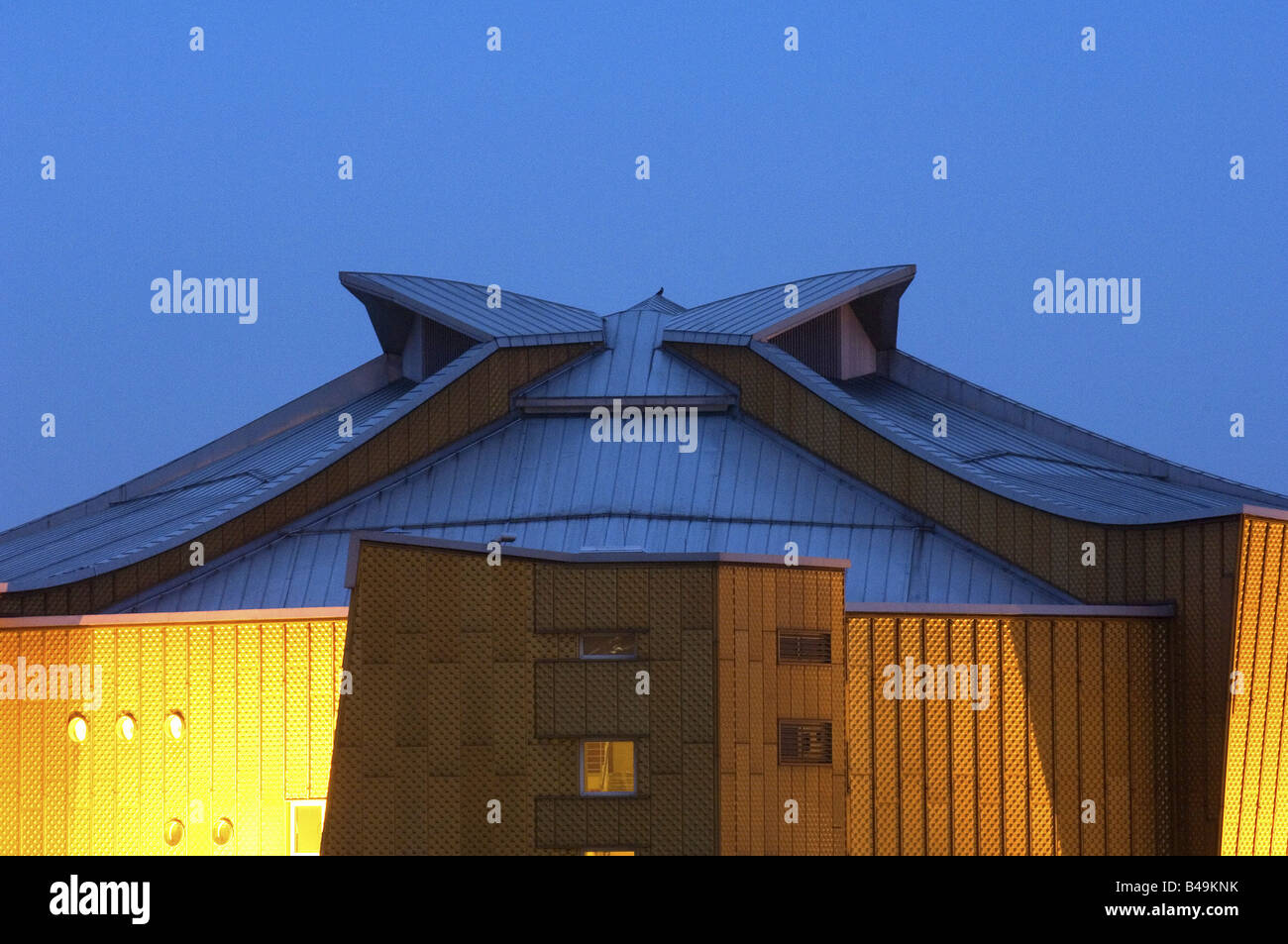 La Berliner Philharmonie, Germania Foto Stock