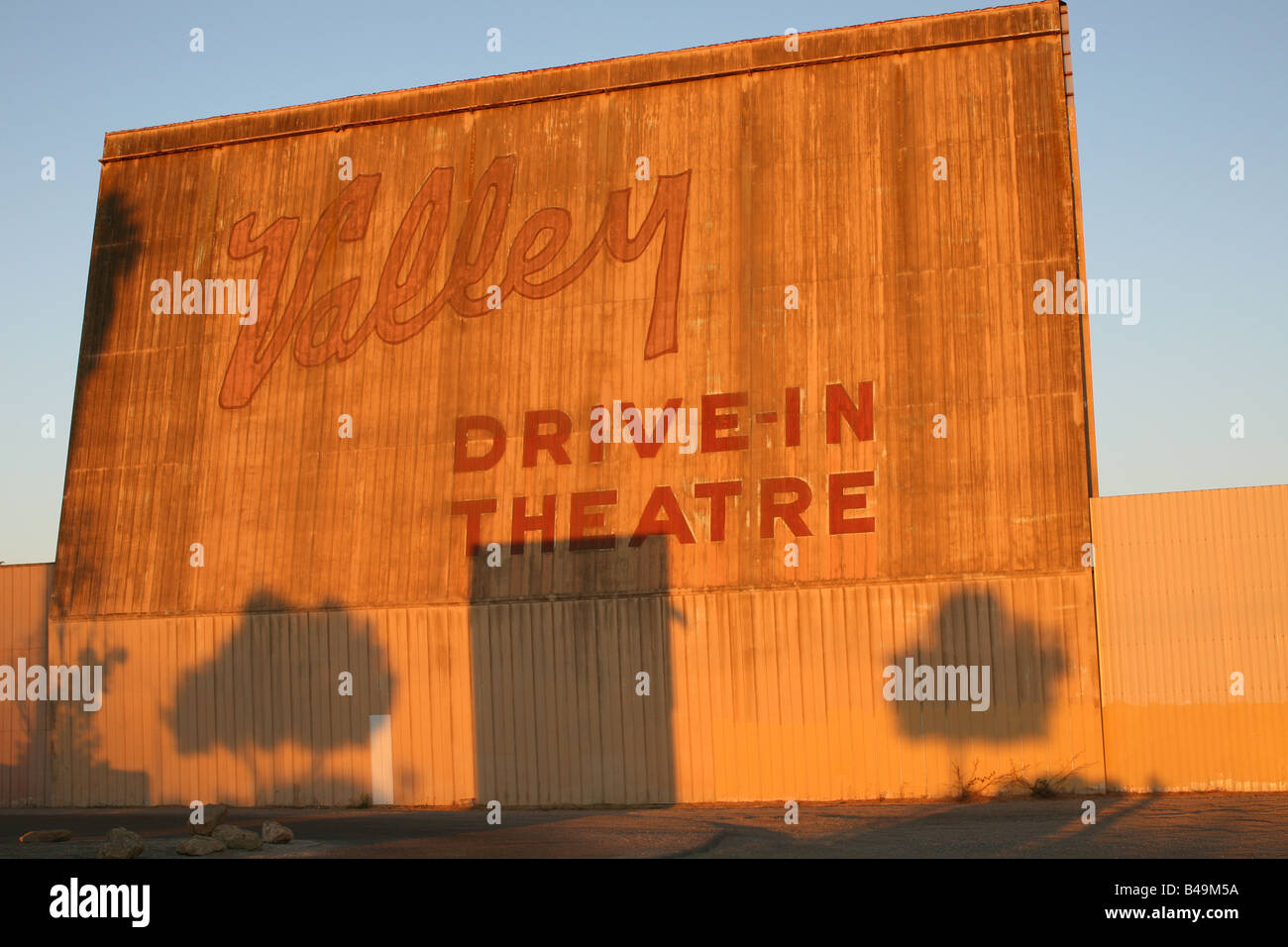 Drive in Movie Theater California Foto Stock
