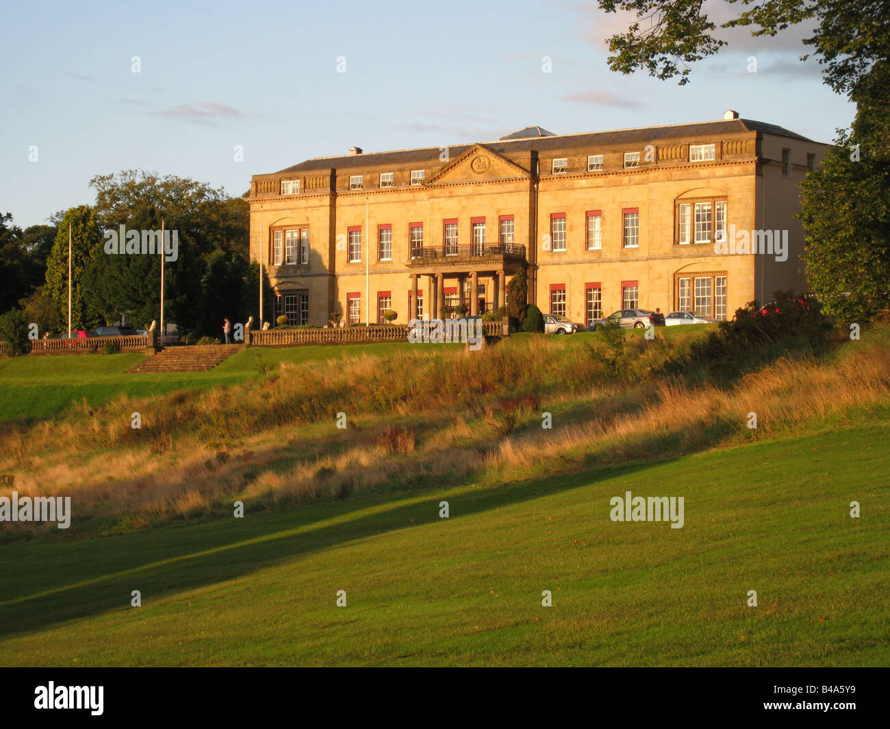 La struttura Barcelo Shrigley Hall Hotel Golf e Country Club Pott Shrigley Macclesfield Cheshire Foto Stock