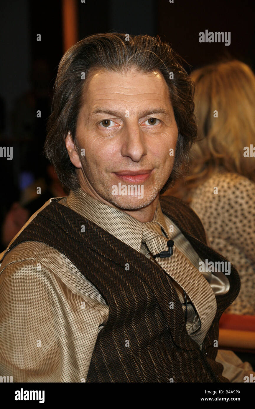 Beck, Rufus, * 23.7.1957, attore tedesco, ritratto, ospite al programma televisivo 'NDR Talk Show', 23.3.2007, Foto Stock