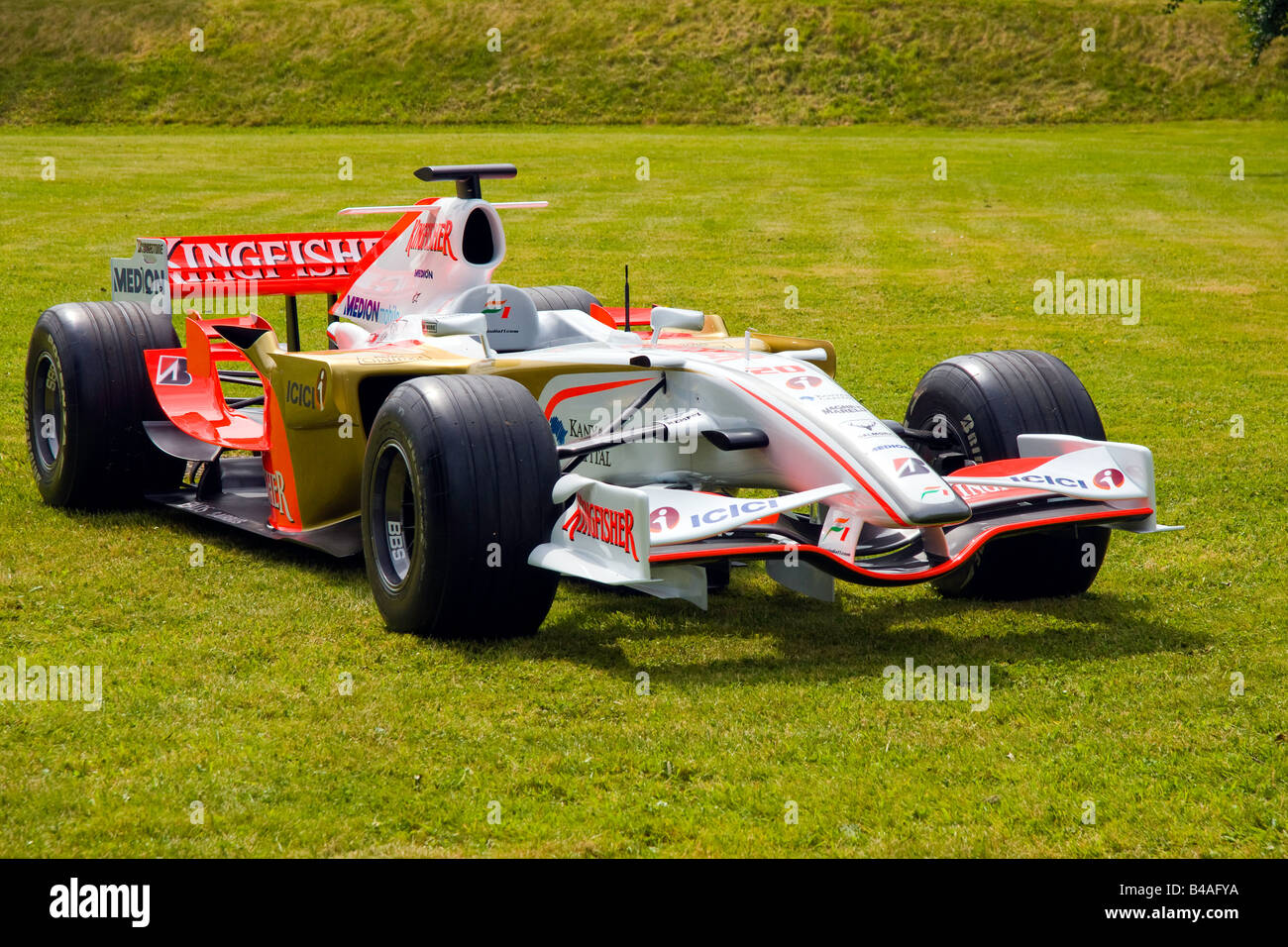 F1 di Formula Uno motor sport Kingfisher Force India Foto Stock