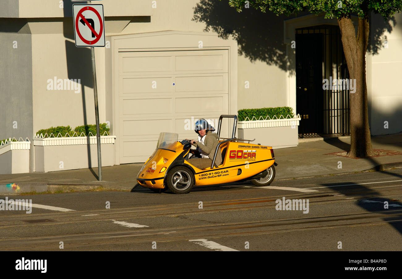 Andare Noleggio Auto Computer visite guidate, San Francisco Foto Stock