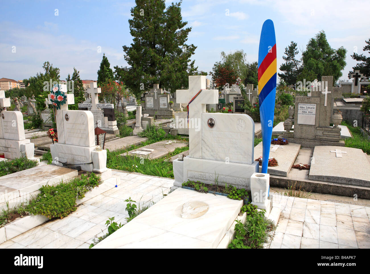 La Romania, Transilvania, Sibiu, il cimitero rumeno degli eroi della rivoluzione Foto Stock