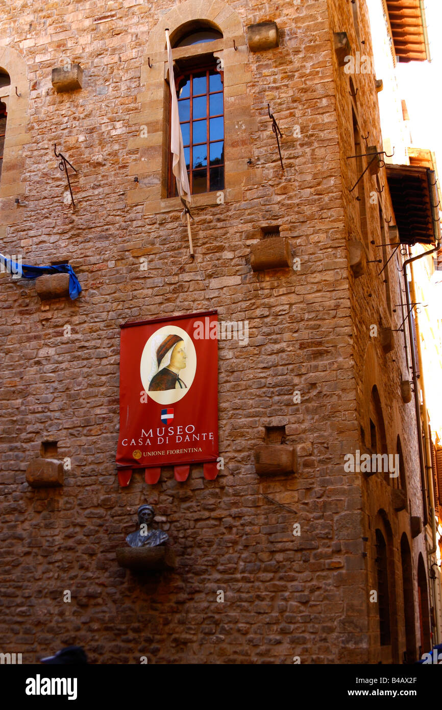 Museo Casa di Dante - Museo Casa di Dante FIRENZE (Firenze), Italia (Italia) Foto Stock