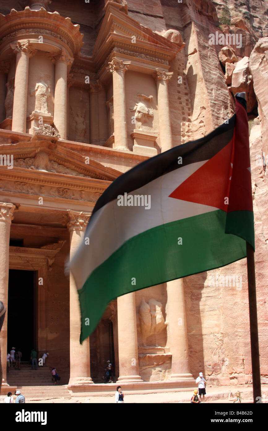 Il Tesoro, Petra, Giordania Foto Stock