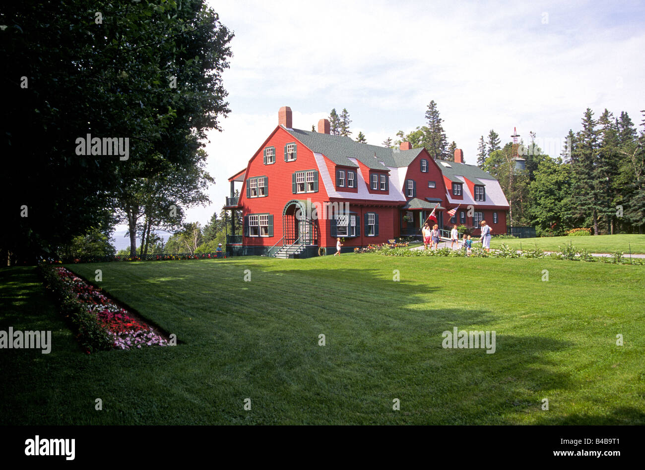 Una vista di Franklin D Roosevelt Roosevelts Campobello International Park a Campobello Island Maine Foto Stock