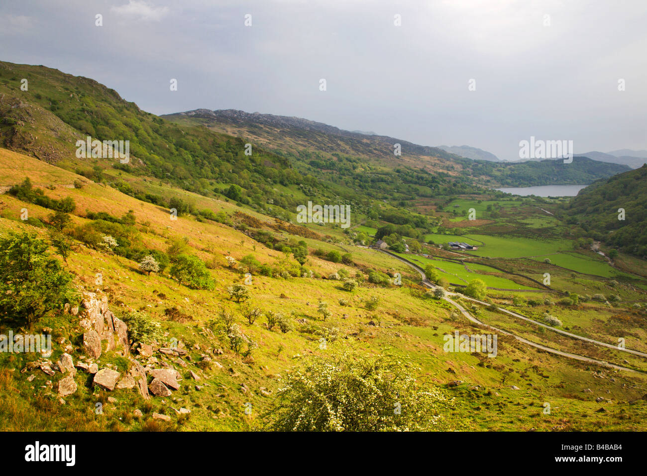 Valle Glaslyn Snowdonia nel Galles Foto Stock