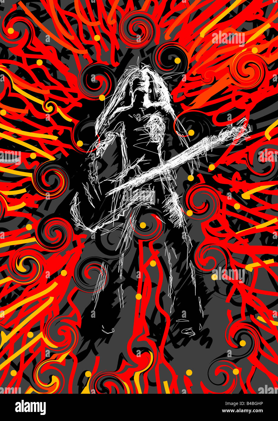 chitarra Foto Stock