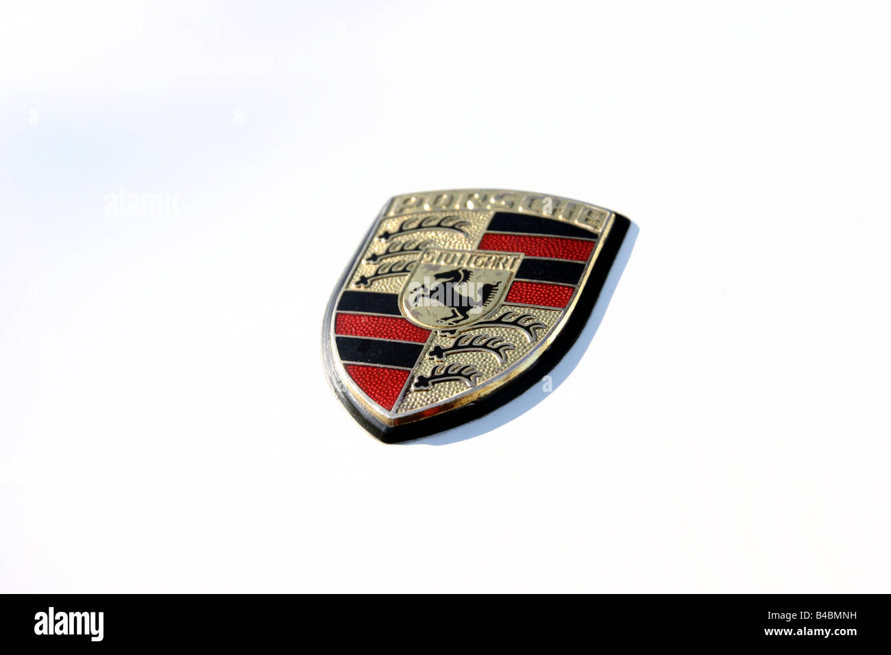 Auto, Porsche 911 Carrera 2.7 RS, roadster, bianco, anno modello 1973, coupe/Coupe, youngtimer, FGHDS, vista dettagliata, logo della società Foto Stock