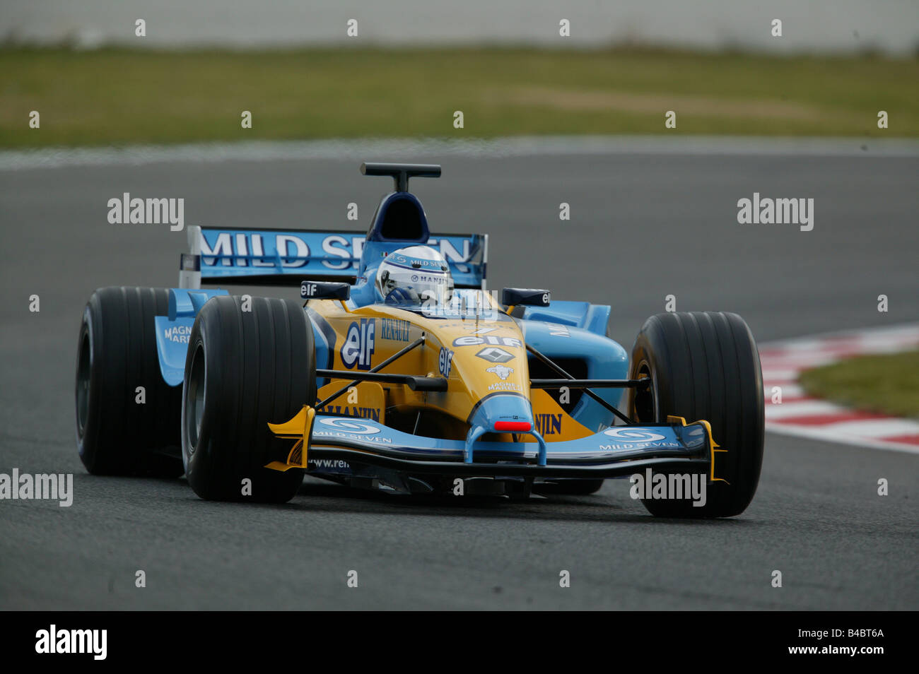 Lo sport del motore, Felipe Massa, formazione Formel 1, razza, persone, Race Driver, racetrack, circuito, Race Course, curva, guida, dia Foto Stock