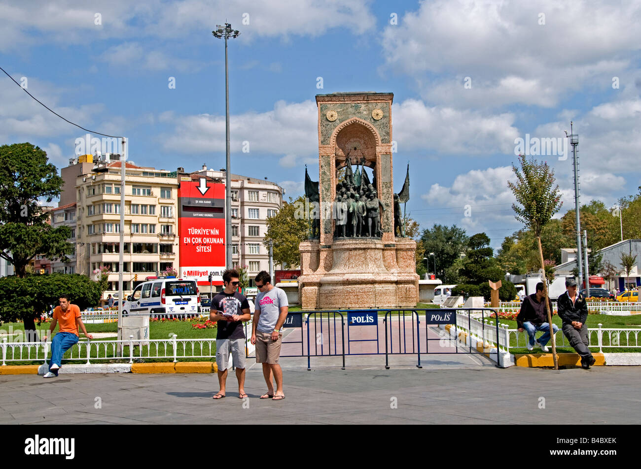 Gezi Taksim Square Park Istanbul Foto Stock