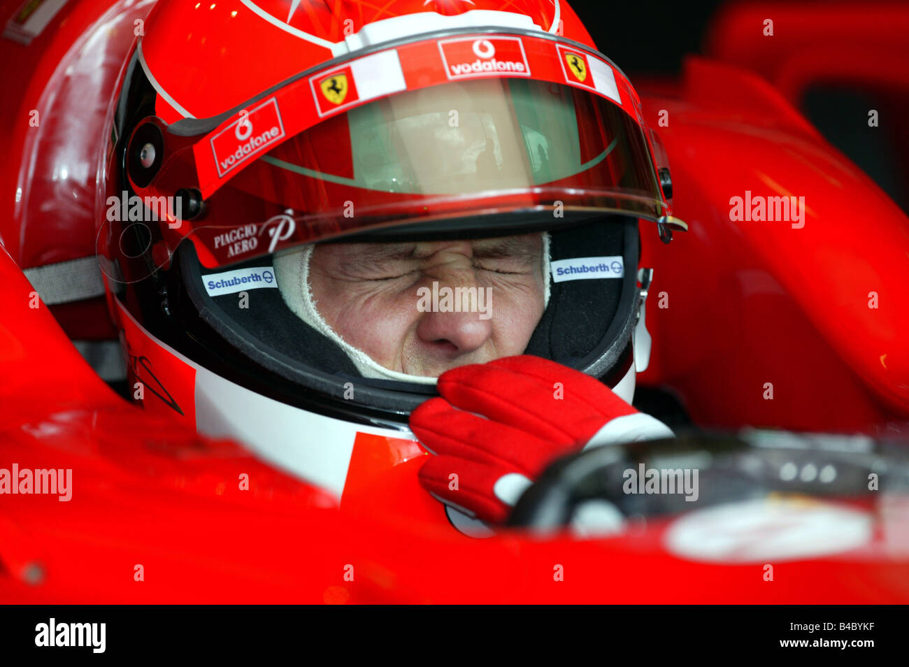 Lo sport del motore, Michael Schumacher, Race Driver, Formel 1, Ritratto Foto Stock