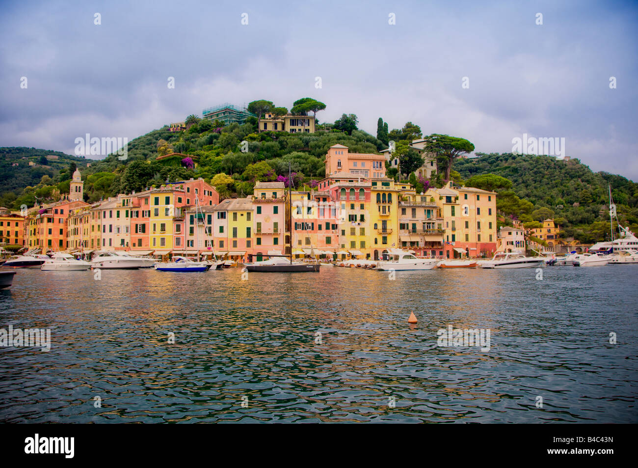 Porto di Portofino Liguria Italia Europa Foto Stock