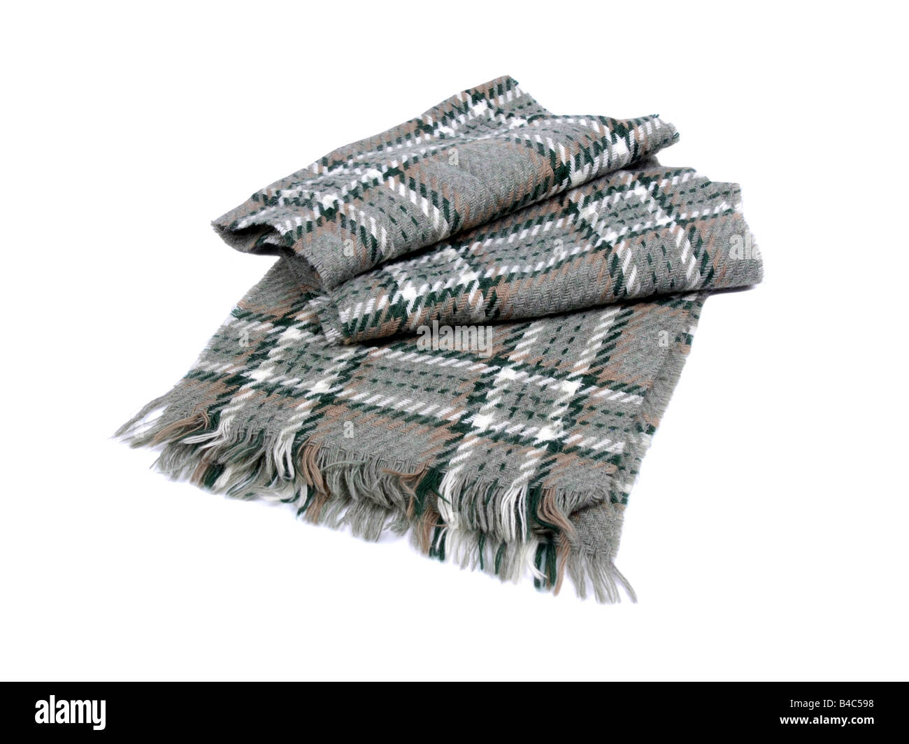 Gli scozzesi plaid inverno sciarpa Foto Stock