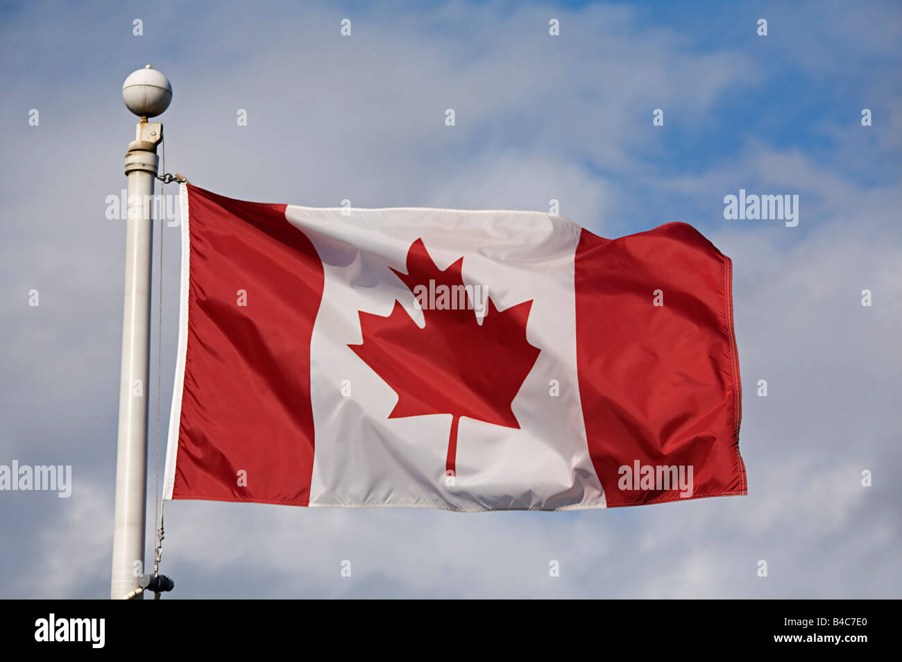 Bandiera canadese Foto Stock