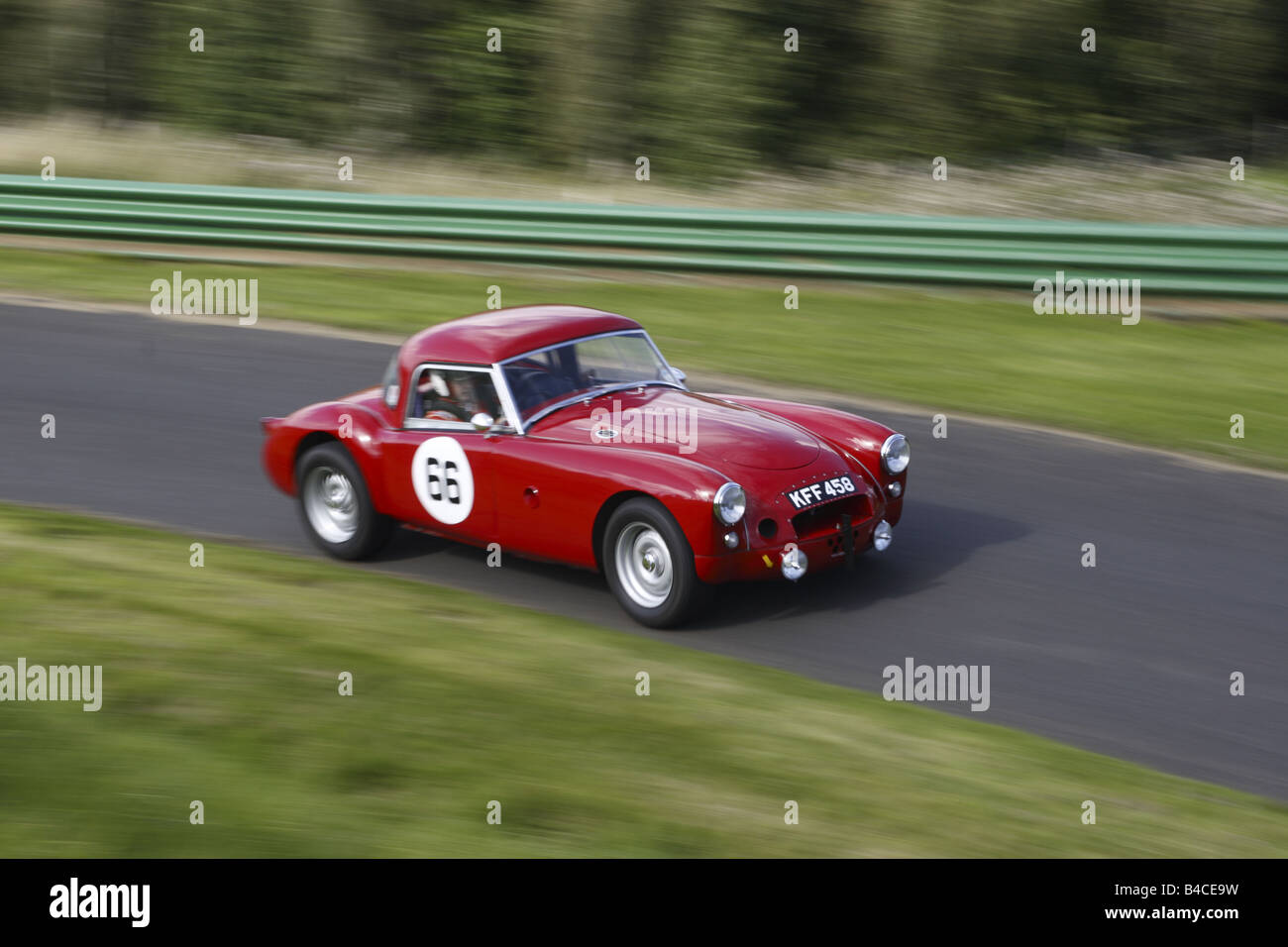 Automobile sportiva rossa Foto Stock