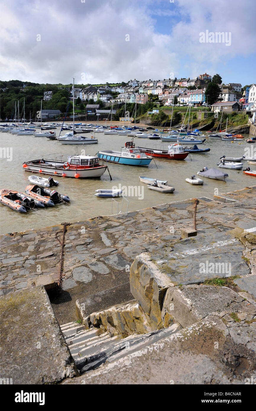 Il PORTO A NEW QUAY CEREDIGION West Wales UK Foto Stock