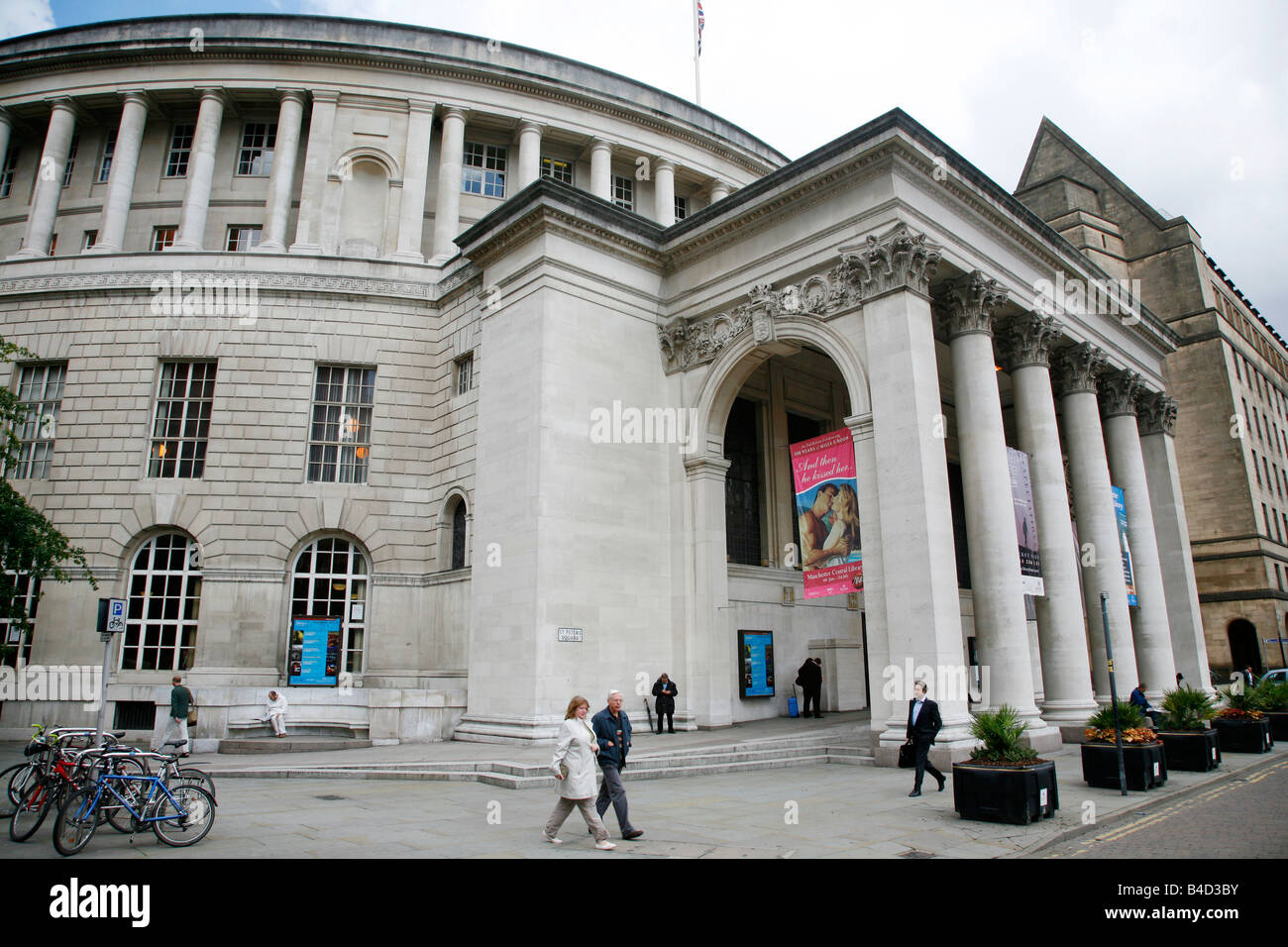 Luglio 2008 - Biblioteca centrale di Manchester Inghilterra England Regno Unito Foto Stock