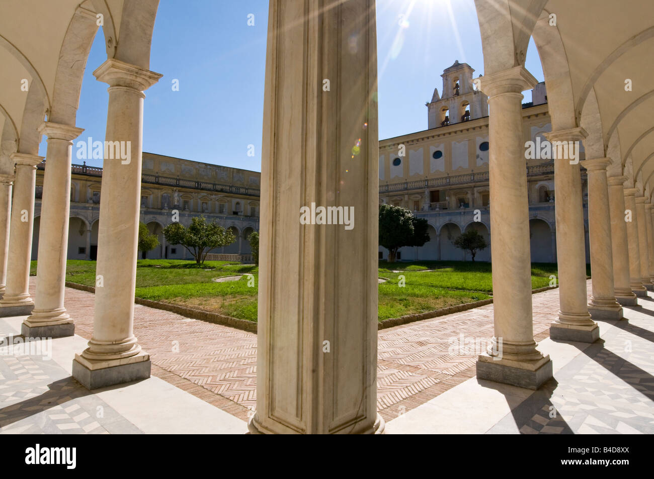 Il Museo e la Certosa di San Martino Foto Stock