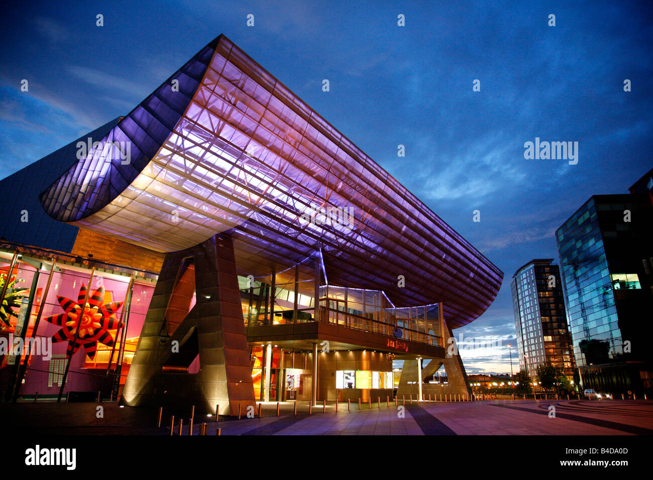 Agosto 2008 - The Lowry a Salford Quays Manchester Inghilterra England Regno Unito Foto Stock