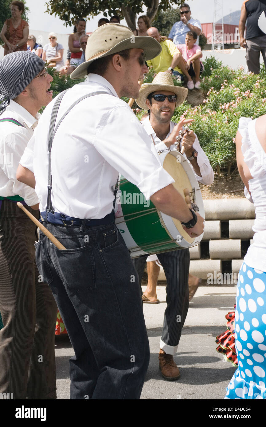Torremolinos Costa del Sol Malaga Provincia Spagna Feria de San Miguel Romeria annuale Foto Stock