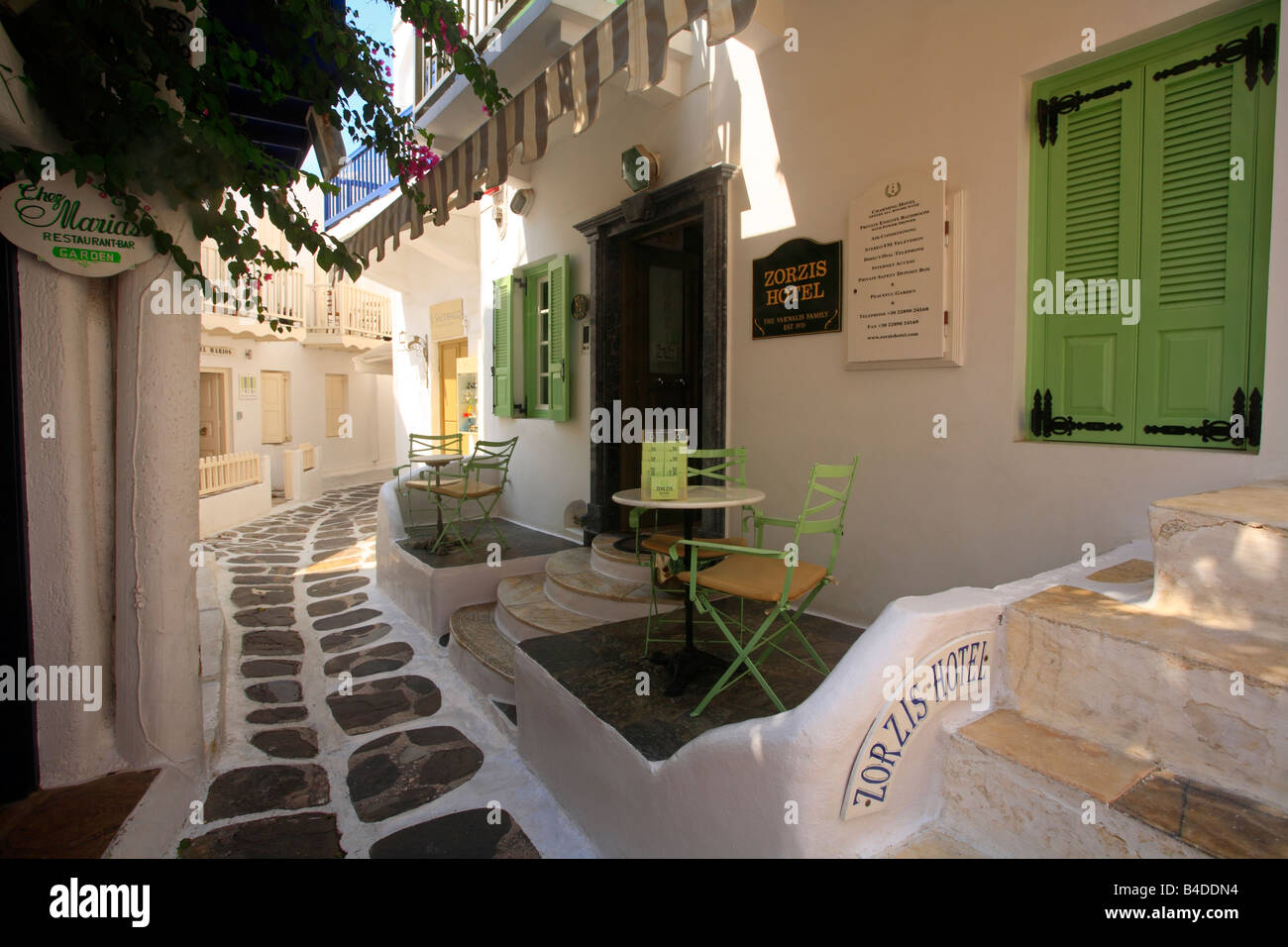Hotel Zorzis Mykonos greca isola cicladi grecia Foto Stock