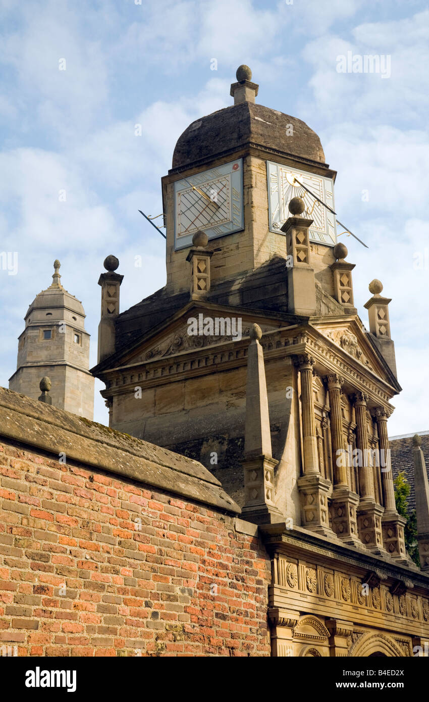 Gonville e Caius College, Senato passaggio, Cambridge, Inghilterra Foto Stock