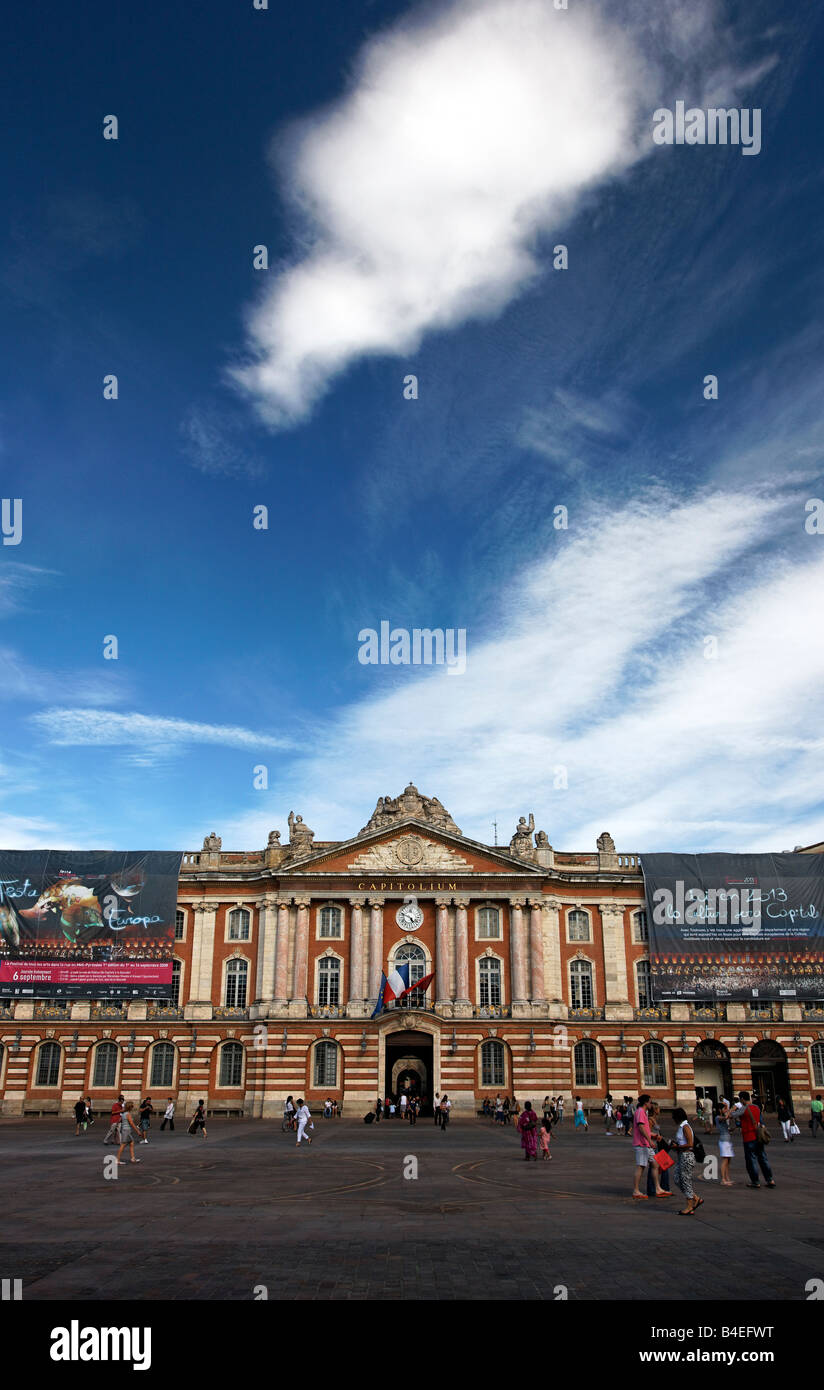 Theatre National du Capitole in Place du Capitole di Tolosa, Foto Stock