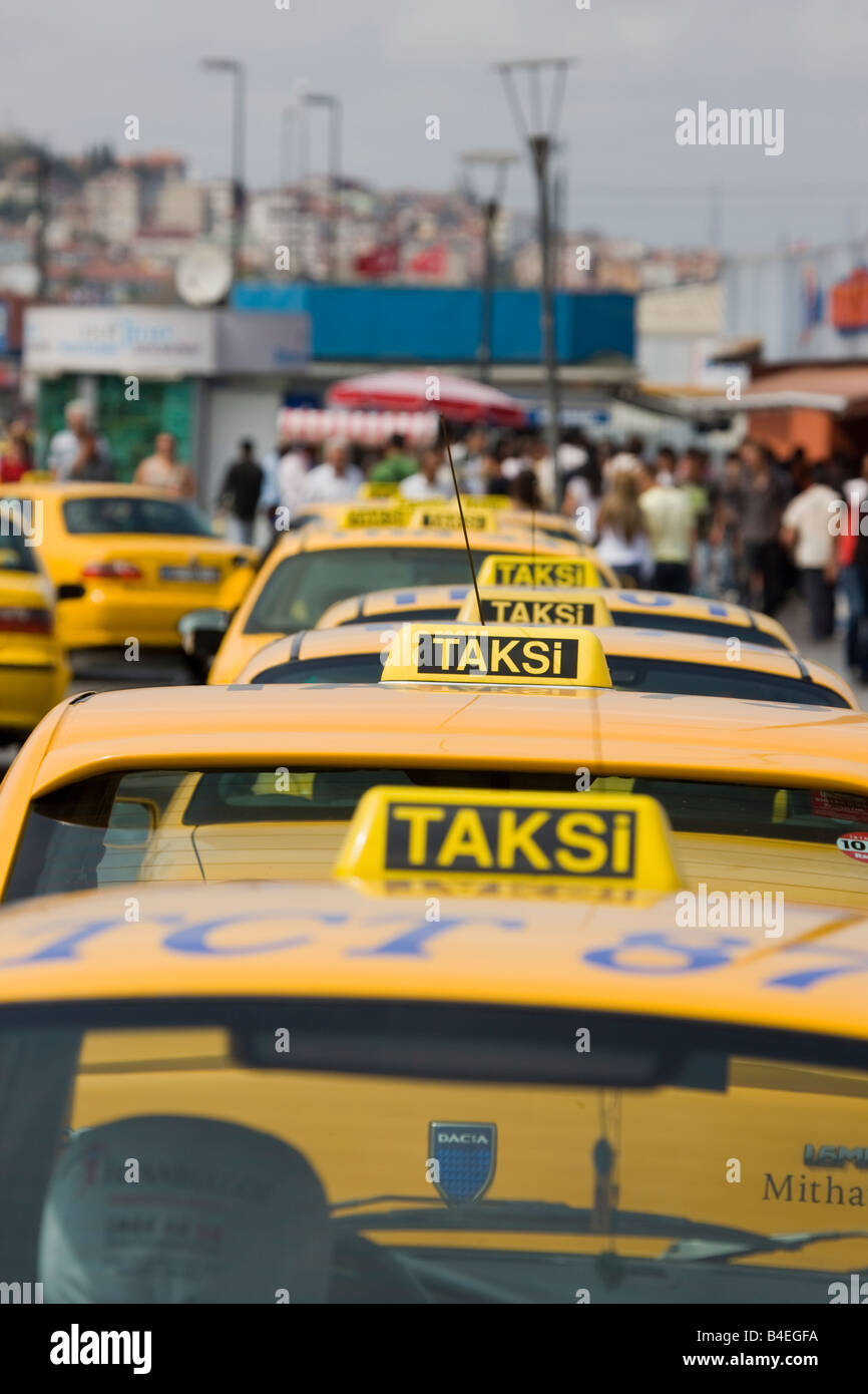 Taxi Istanbul Foto Stock