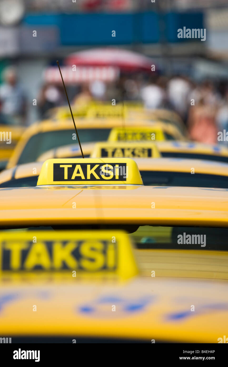 Taxi Istanbul Foto Stock