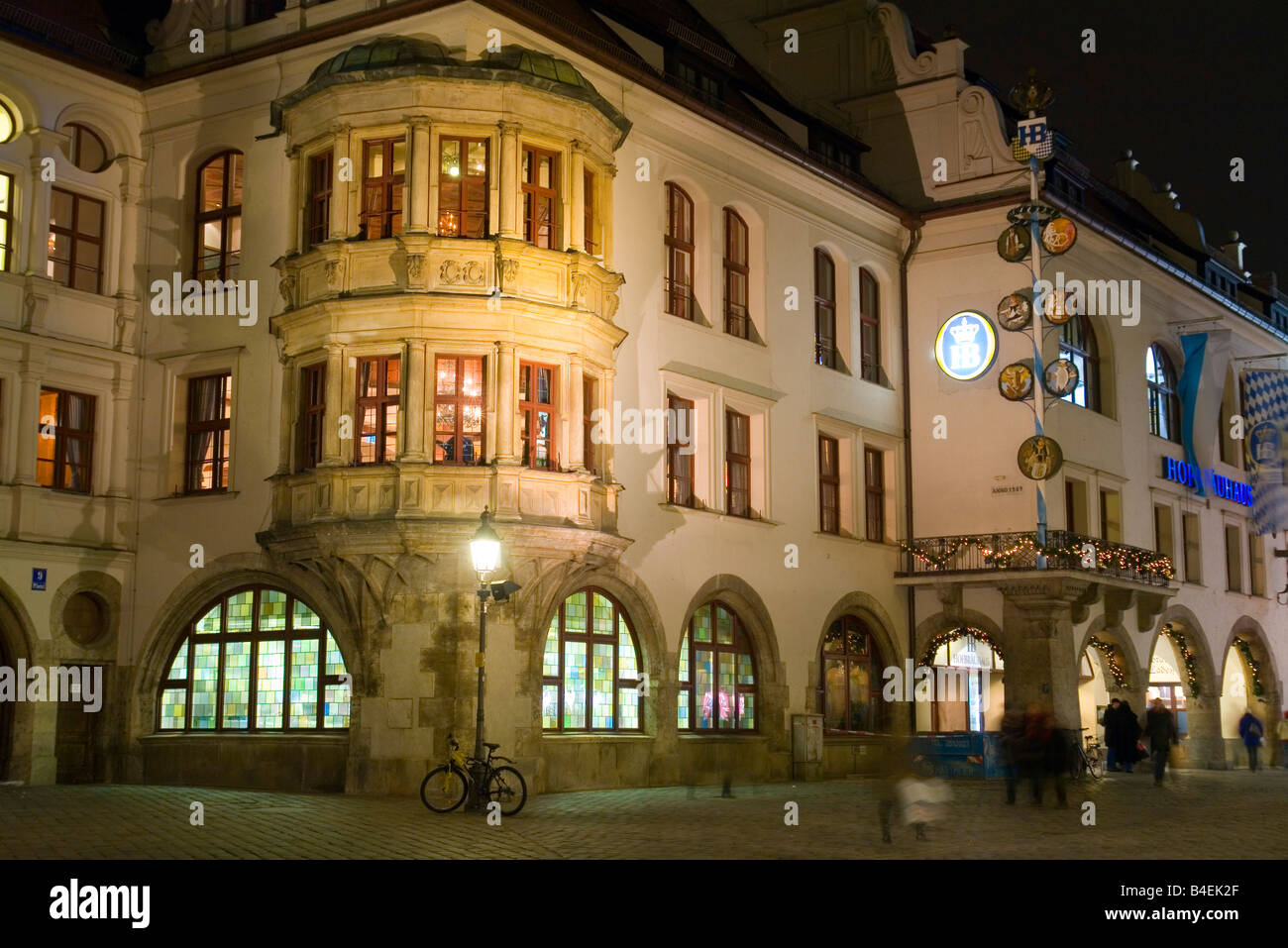 EU DE Germania Baviera Monaco di Baviera la famosa Hofbraeuhaus Muenchen al Platzl n. i diritti di terze parti disponibili Foto Stock