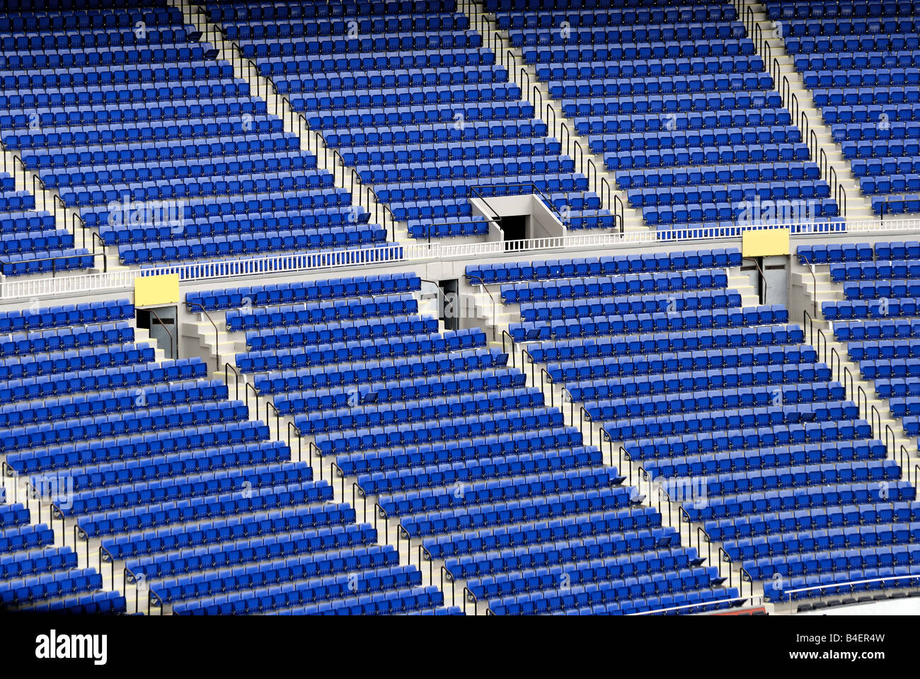 I posti vuoti in un Stadium Foto Stock
