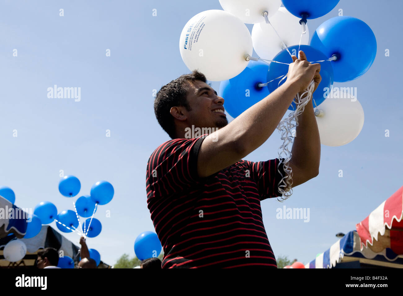 Mela festival, Tower Hamlets, East End di Londra Foto Stock